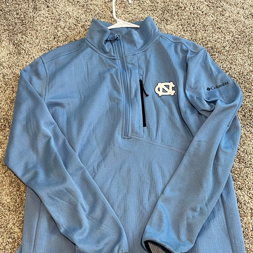Columbia Blue Quarter-Zip Pullover
